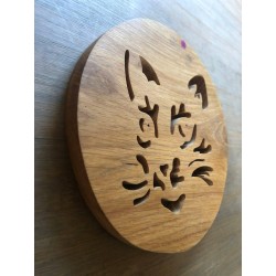Tête de chat chêne massif