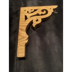 Potence murale en châtaignier