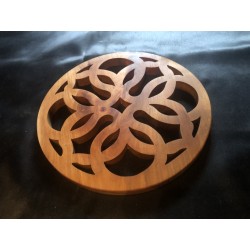 Dessous de plat en merisier