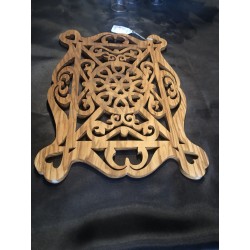 Plateau de service en olivier