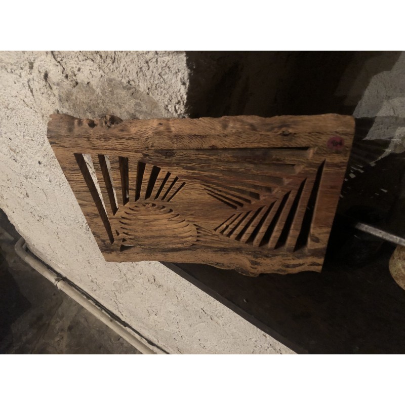 Illusion d'optique géométrique en chêne liège