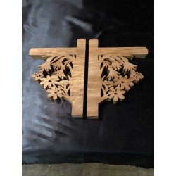 Equerres murales en hêtre