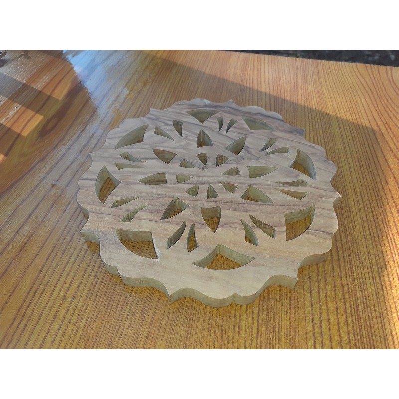 Mandala en olivier