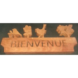 Bienvenue motif oiseaux