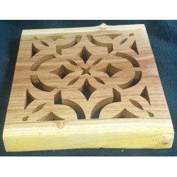 Dessous de plat en bois massif