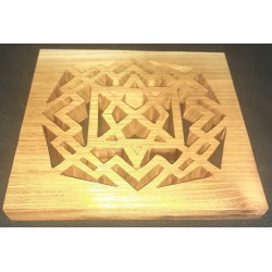 Dessous de plat motif géométrique