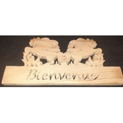 Bienvenue avec deux chevaux