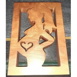 Femme enceinte petit coeur