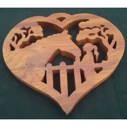 Jeune fille et son cheval