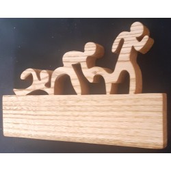 Triathlon statuette