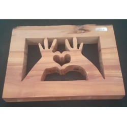 Doigts formant coeur