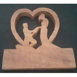 Statuette demande en mariage