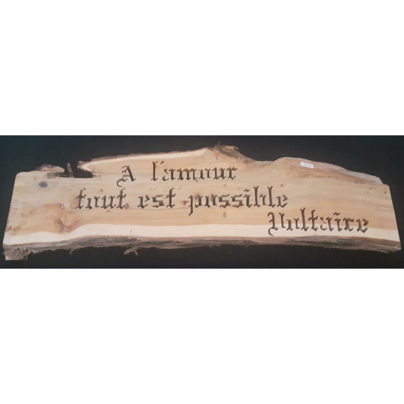 A l'Amour tout est possible