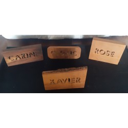 Plaque prénom en 3D