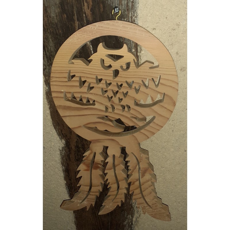 Attrape rêve motif Hibou