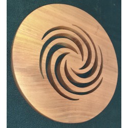 Dessous de plat spirale (merisier)