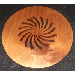 Dessous de plat spirale (merisier)