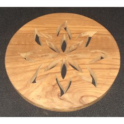 Dessous de plat en bois massif (olivier)