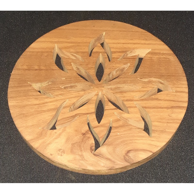 Dessous de plat en bois massif (olivier)