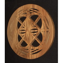 Dessous de plat en bois massif (olivier)