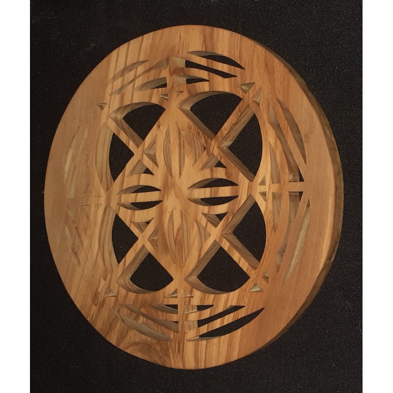 Dessous de plat en bois massif (olivier)