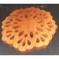 Dessous de plat en merisier