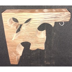 Mini potence murale en chêne liège