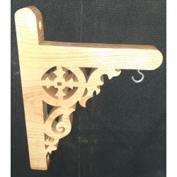 Potence murale en frêne massif