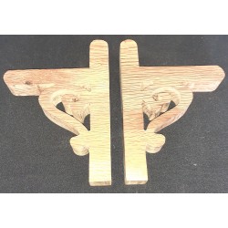 Equerres murale chêne liège