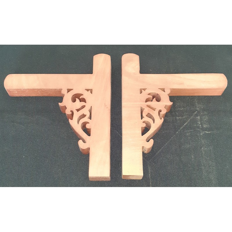 Equerres murale en merisier