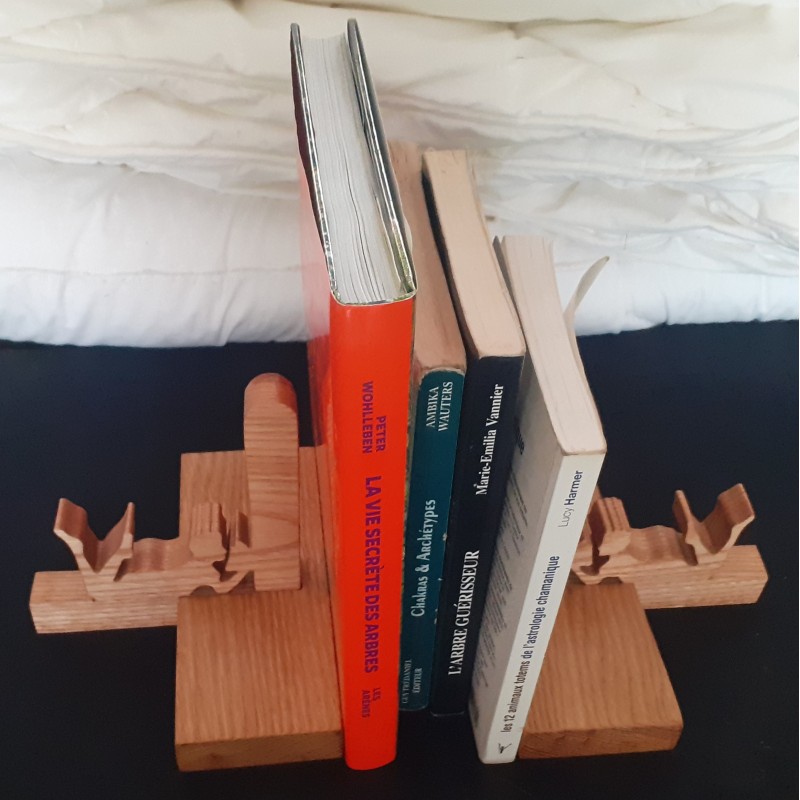 Presse livres en châtaignier