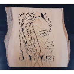 Portrait Bob Marley (Cèdre)