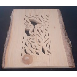 Tableau effet d'optique visage de femme