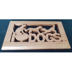 I love dogs (chêne)