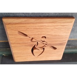 Tableau mural kayakiste