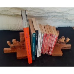 Presse livres en bois massif