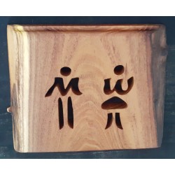 Décoration intérieure porte toilettes