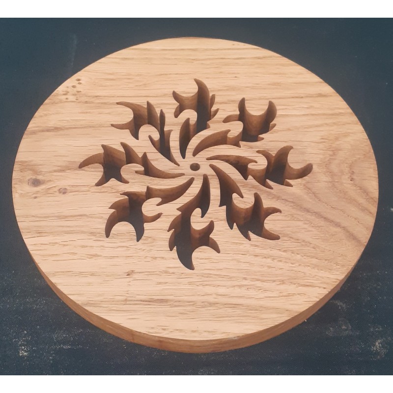 Dessous de plat spirale tribale
