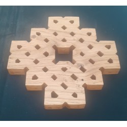 Dessous de plat motif celtique en bois massif