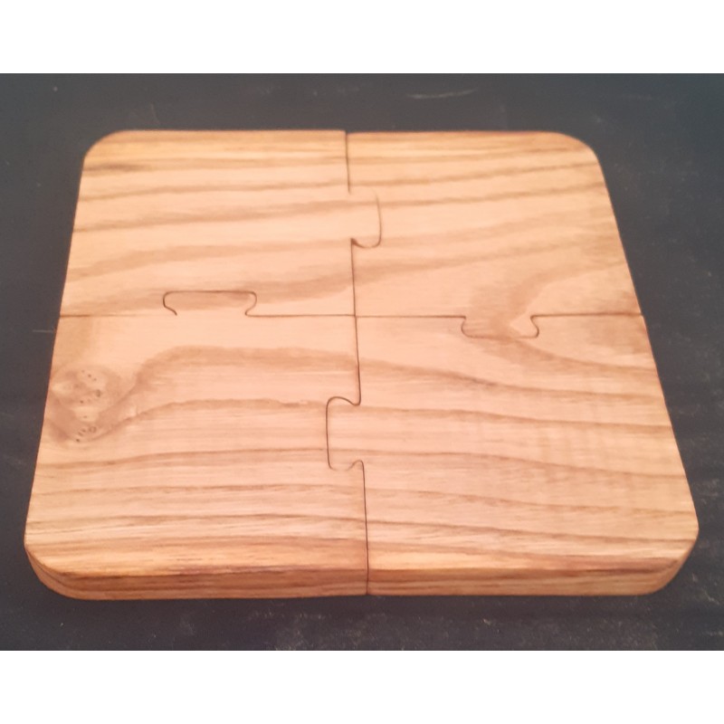 Dessous de plat dessous de verres en bois massif