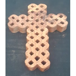Croix catholique (Chêne liège échauffé)