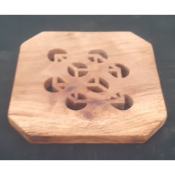 Dessous de plat en bois massif (Chêne Liège échauffé)