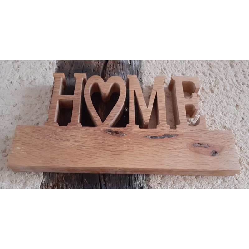 Porte clé ou autre utilité "Home" (Chêne liège)