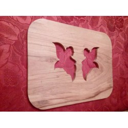 Plateau de table en olivier